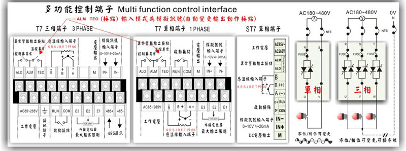 T7 SCR Power Regulator(built-in PID) 22